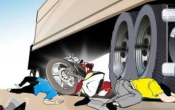 Bantu Step Motor Temen Mogok Berujung Maut, Pelajar SMK di Lubuklinggau Tewas Terlindas Truk, Kepala Remuk