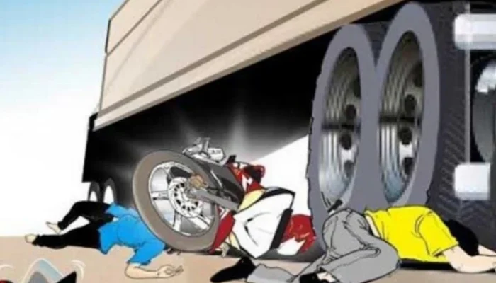 Bantu Step Motor Temen Mogok Berujung Maut, Pelajar SMK di Lubuklinggau Tewas Terlindas Truk, Kepala Remuk