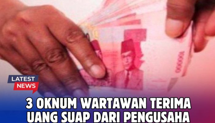 Terekam CCTV, 3 Oknum Wartawan Terima Uang Suap dari Pengusaha Pasir Timah