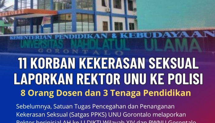 11 Korban Kekerasan Seksual Laporkan Rektor Universitas NU ke Polisi, 8 Orang Dosen & 3 Tenaga Pendidik