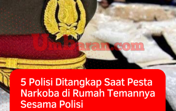 5 Polisi Ditangkap Saat Pesta Narkoba di Rumah Temennya Sesama Polisi, Begini Kronologinya
