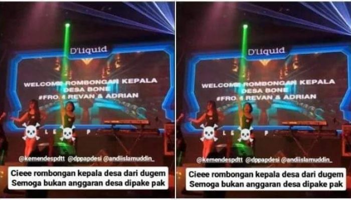 Viral! Rombongan Kades ‘Dugem’ di Tempat Hiburan Malam, Disambut Ucapan Selamat Datang