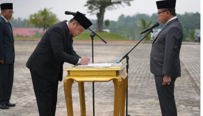 Wahyu Arswendo Resmi Jabat Sekretaris DPRD Mesuji Lampung