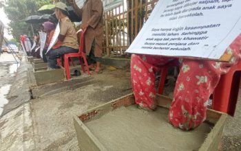 Jeritan Keadilan di Balik Aksi Semen Kaki di Depan Kantor BPN Riau, Tuntut PT Salim Ivomas Pratama