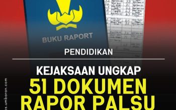Kejaksaan Ungkap 51 Dokumen Rapor Palsu SMP Negeri Dipakai Daftar Masuk SMA, Modus Lewat Les Pelajaran