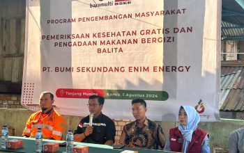 Wujud CSR, PT BSEE Gelar Pemeriksaan Kesehatan Gratis Bagi Warga Desa Tanjung Muning