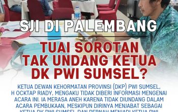 Sekolah Jurnalisme Indonesia Digelar di Palembang, Ketua DK PWI Sumsel Tak Diundang? Tuai Sorotan!