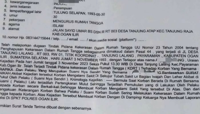 Susahnya Rakyat Jelata di Ogan Ilir Meminta Keadilan, Rapika Warga Tanjung Atap Salah Satunya