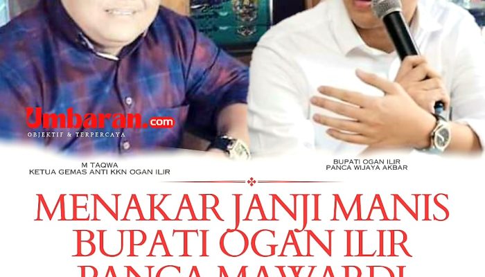 Menakar Janji Manis Bupati Ogan Ilir Panca Mawardi: Mana yang Tercapai, Mana yang Terlupa?