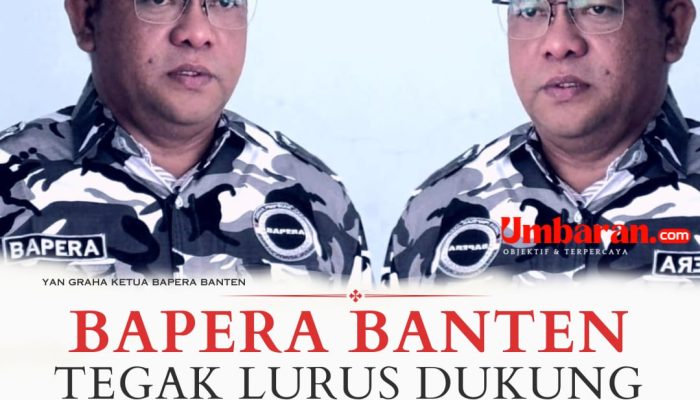 Bapera Banten Tegak Lurus Dukung Program Presiden Terpilih Prabowo, Yan Graha Ajak Anak Muda Terlibat Membangun Daerah