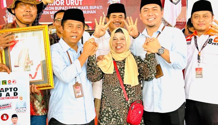 Pilkada Mesuji 2024, Paslon Prapto-Fuad Dapat Nomor Urut 4