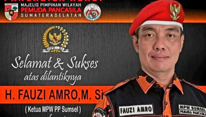 Kader Pemuda Pancasila Sumsel Jabat Wakil Ketua Komisi XI DPR RI, Apri BP3: Beliau Panutan Kami!