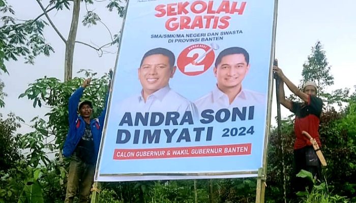 Yan Graha: Sentuhan Baliho di Pedesaan, Andrasoni-Dimyati Terus Dikenal dan Raih Simpati Warga Banten