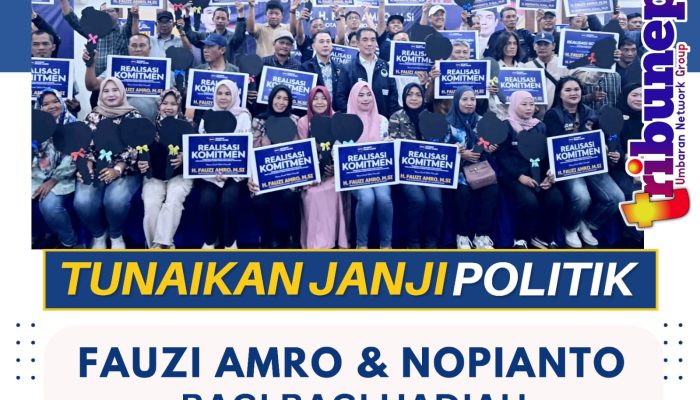 Bahagia Tak Terkira, 55 Relawan Dapat Hadiah Sepeda Motor Gratis dari Fauzi Amro-Nopianto: Tunaikan Janji Politik
