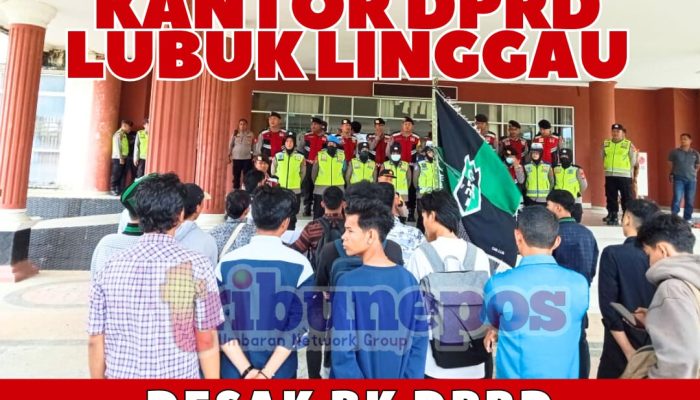 HMI Lubuk Linggau Geruduk Kantor DPRD, Desak BK Tindak Tegas Oknum Anggota Dewan Aniaya Warga Hingga Luka Lebam