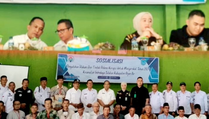 Penyuluhan Hukum Pengelolaan Dana Desa di Meranjat Ilir: Kolaborasi BKAD, Inspektorat dan Kejari Ogan Ilir