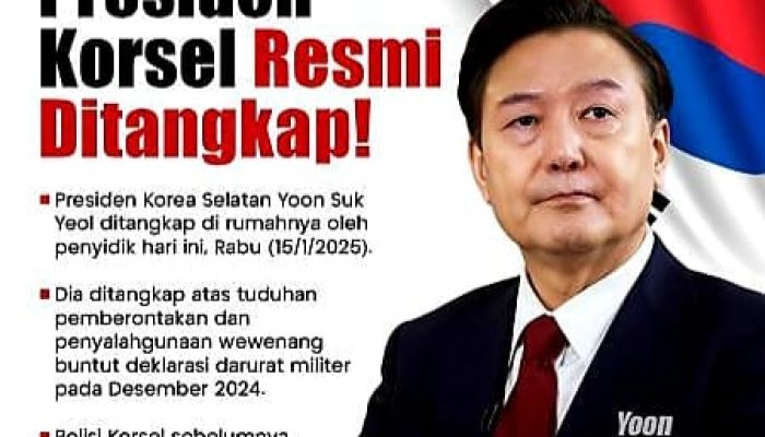 Presiden Korea Selatan Ditangkap, Ibu Negara Jatuh Sakit