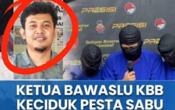 Viral! Ketua Bawaslu Bandung Barat Riza Nasrul Falah Diciduk Polisi Saat Pesta Sabu