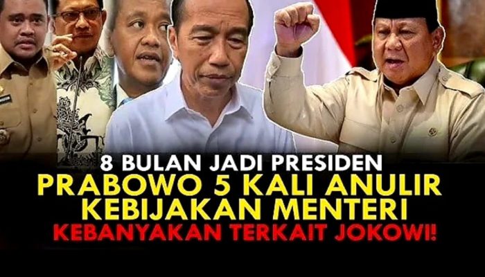 5 Kebijakan Menteri Dibatalkan Presiden Prabowo, Mulai dari Elpiji 3 Kg hingga Konflik Pulau Aceh–Sumut