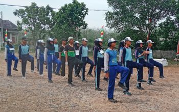 Paskibraka Indralaya Selatan Terus Matangkan Latihan Jelang 17 Agustus