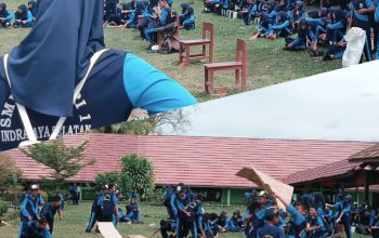 Balap Karung hingga Estafet Kardus, Siswa SMPN 1 Indralaya Selatan Antusias Ikuti Lomba 17 Agustusan