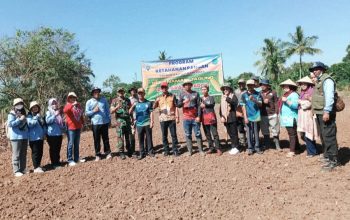 Kades Arisan Gading Pimpin Penanaman Jagung, Wujudkan Program Ketahanan Pangan