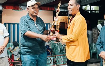 Hamdani Juara Lomba Karaoke Desa Meranjat Ilir 2025