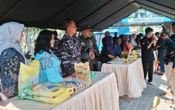 Bulog Batam dan Kodaeral IV TNI AL Gelar Gerakan Pangan Murah di Batu Ampar