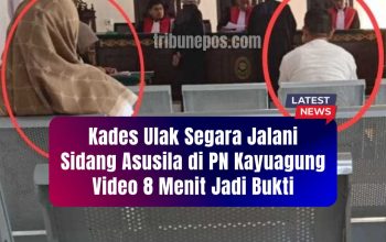 Kades Ulak Segara Jalani Sidang Asusila Perdana di PN Kayuagung, Video 8 Menit Jadi Bukti