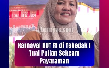 Karnaval HUT RI di Tebedak I Tuai Pujian Sekcam Payaraman