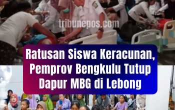 Ratusan Siswa Keracunan, Pemprov Bengkulu Tutup Dapur MBG di Lebong