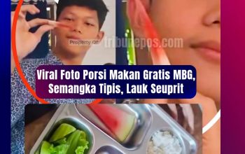 Viral Foto Porsi Makan Gratis MBG, Semangka Tipis, Lauk Seuprit