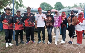 Kepala Desa Meranjat Ilir Ikut Meriahkan Lomba Jalan Santai Kecamatan Indralaya Selatan, Ini Pesan Ikmal!