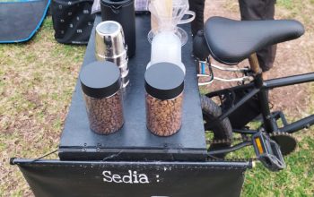 Sepeda Kopi, Daya Tarik Baru di Tepian Jembatan Tanjung Senai