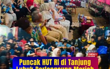 Puncak HUT RI di Tanjung Lubuk Berlangsung Meriah, Warga Ramai Menonton