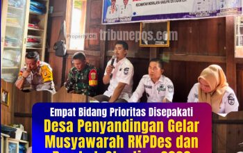 Desa Penyandingan Gelar Musyawarah RKPDes dan Rembuk Stunting 2026, Empat Bidang Prioritas Disepakati