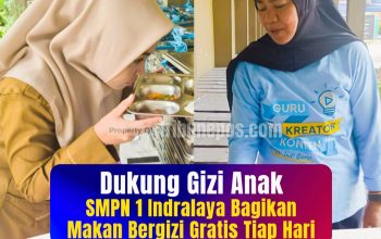 Dukung Gizi Anak, SMPN 1 Indralaya Bagikan Makan Bergizi Gratis Tiap Hari, Ayam Saus hingga Susu Kotak