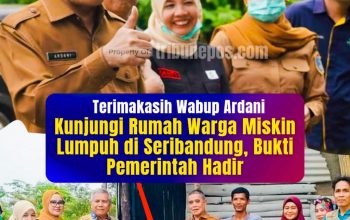 Terimakasih Wabup Ardani! Kunjungi Rumah Warga Miskin Lumpuh di Seribandung, Bukti Pemerintah Hadir