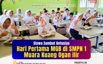 Hari Pertama MGB di SMPN 1 Muara Kuang, Siswa Sambut Antusias