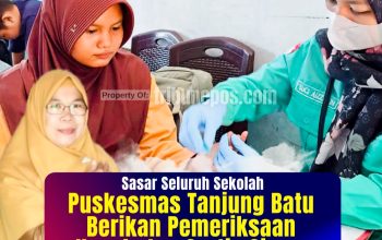 Puskesmas Tanjung Batu Terjunkan Tim, Berikan Pemeriksaan Kesehatan Gratis, Sasar Seluruh Sekolah