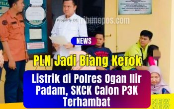 Listrik di Polres Ogan Ilir Padam, SKCK calon P3K Terhambat, PLN Jadi Biang Kerok