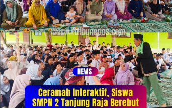 Ceramah Interaktif, Siswa SMPN 2 Tanjung Raja Berebut Jawaban Soal Kisah Nabi