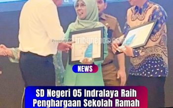 SD Negeri 05 Indralaya Raih Penghargaan Sekolah Ramah Anak Tingkat Nasional