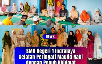 SMA Negeri 1 Indralaya Selatan Peringati Maulid Nabi dengan Penuh Khidmat, Lantunan Sholawat Warnai Acara