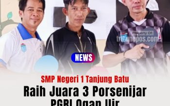 Kembali Torehkan Prestasi, SMPN 1 Tanjung Batu Raih Juara 3 Porsenijar PGRI Ogan Ilir