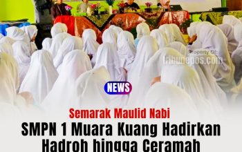 Semarak Maulid Nabi, SMPN 1 Muara Kuang Hadirkan Hadroh hingga Ceramah Ustadz Marzuki