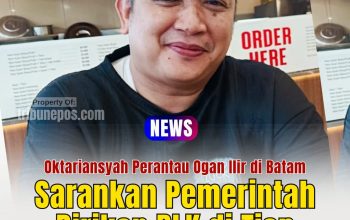 Perantau Meranjat di Batam Sarankan Pemerintah Ogan Ilir Dirikan BLK di Tiap Kecamatan, Tujuannya Ini!