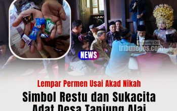 Lempar Permen Usai Akad Nikah, Simbol Restu dan Sukacita Desa Tanjung Alai, Tradisi Adat di Tengah Modernisasi