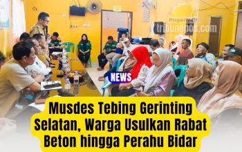 Musdes Tebing Gerinting Selatan, Warga Usulkan Rabat Beton hingga Perahu Bidar