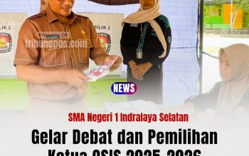 SMA Negeri 1 Indralaya Selatan Gelar Debat dan Pemilihan Ketua OSIS 2025-2026